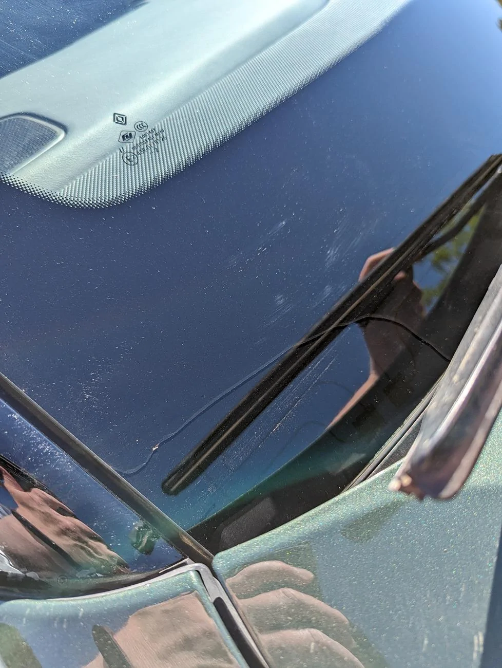 Rivian R1T R1S Fragile Windshield. On my third replacement PXL_20230715_170009531