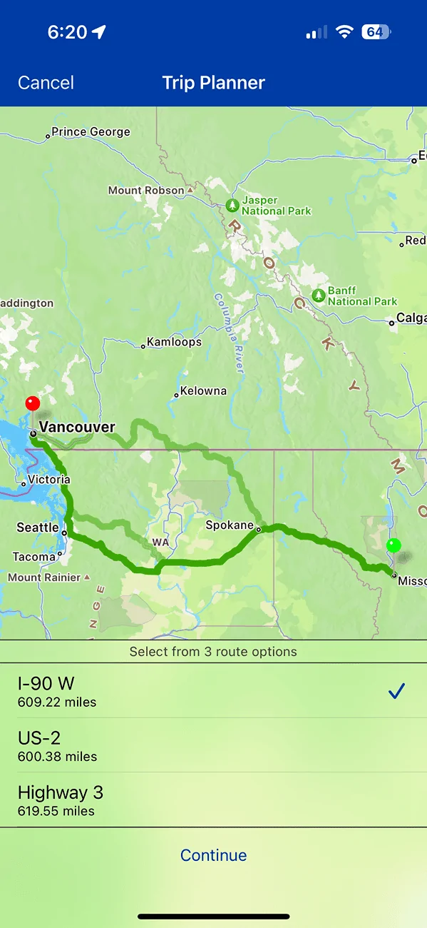 Rivian R1T R1S How to use PlugShare for route planning IMG_3398