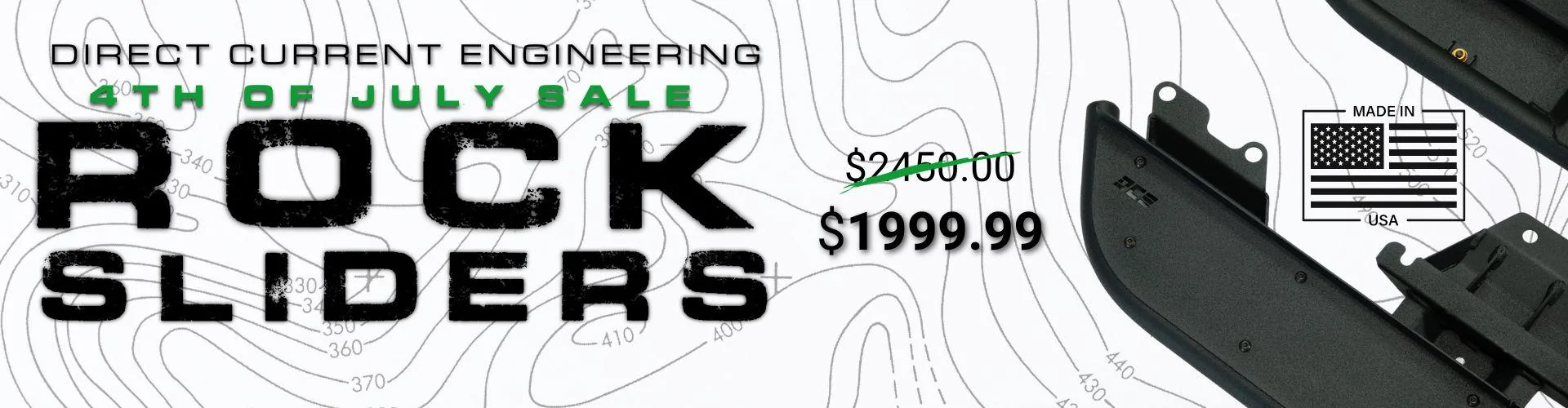 Rivian R1T R1S DIRECT CURRENT ENGINEERING ROCK SLIDERS & ACCESSORIES JULY 4TH SALE! ROCK SLIDERS