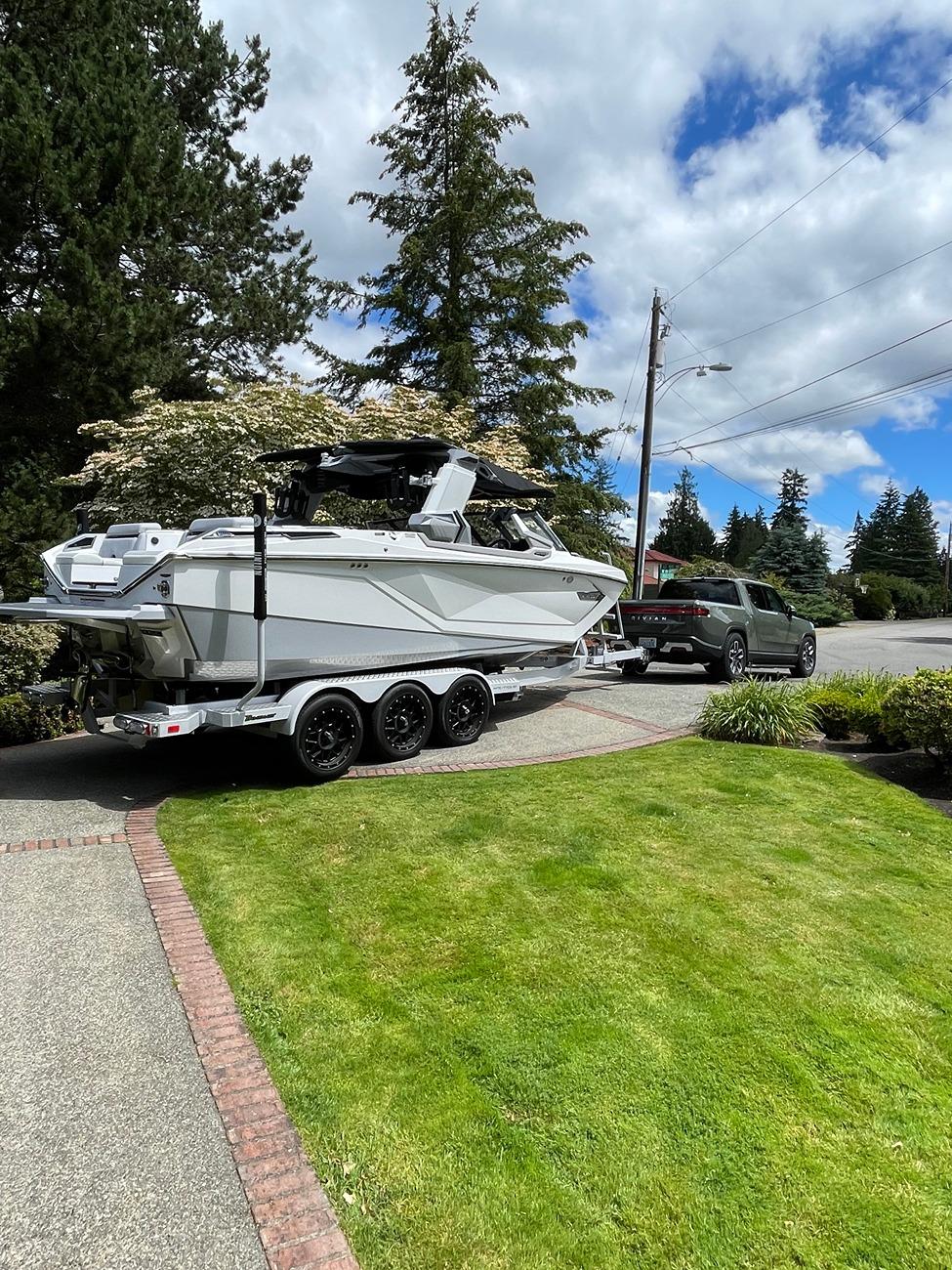 Rivian R1T R1S Towing 9000 Lb Boat and Trailer - Results IMG_1392