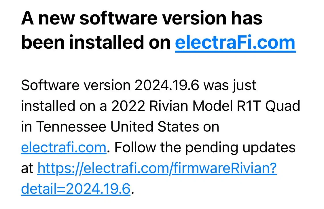 Rivian R1T R1S 2024.19.04 software update now installing! Share your impressions & reviews IMG_1216