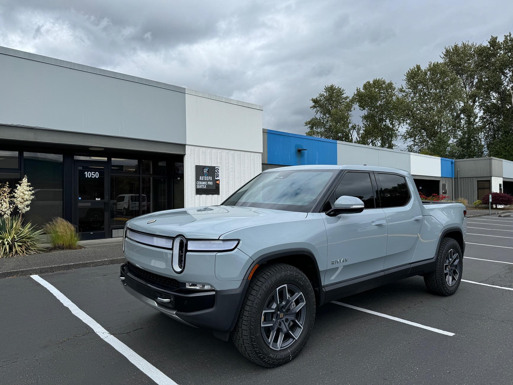 Rivian R1T R1S Ceramic IR Window Tint by APC Auto Spa in Washington IMG_9113