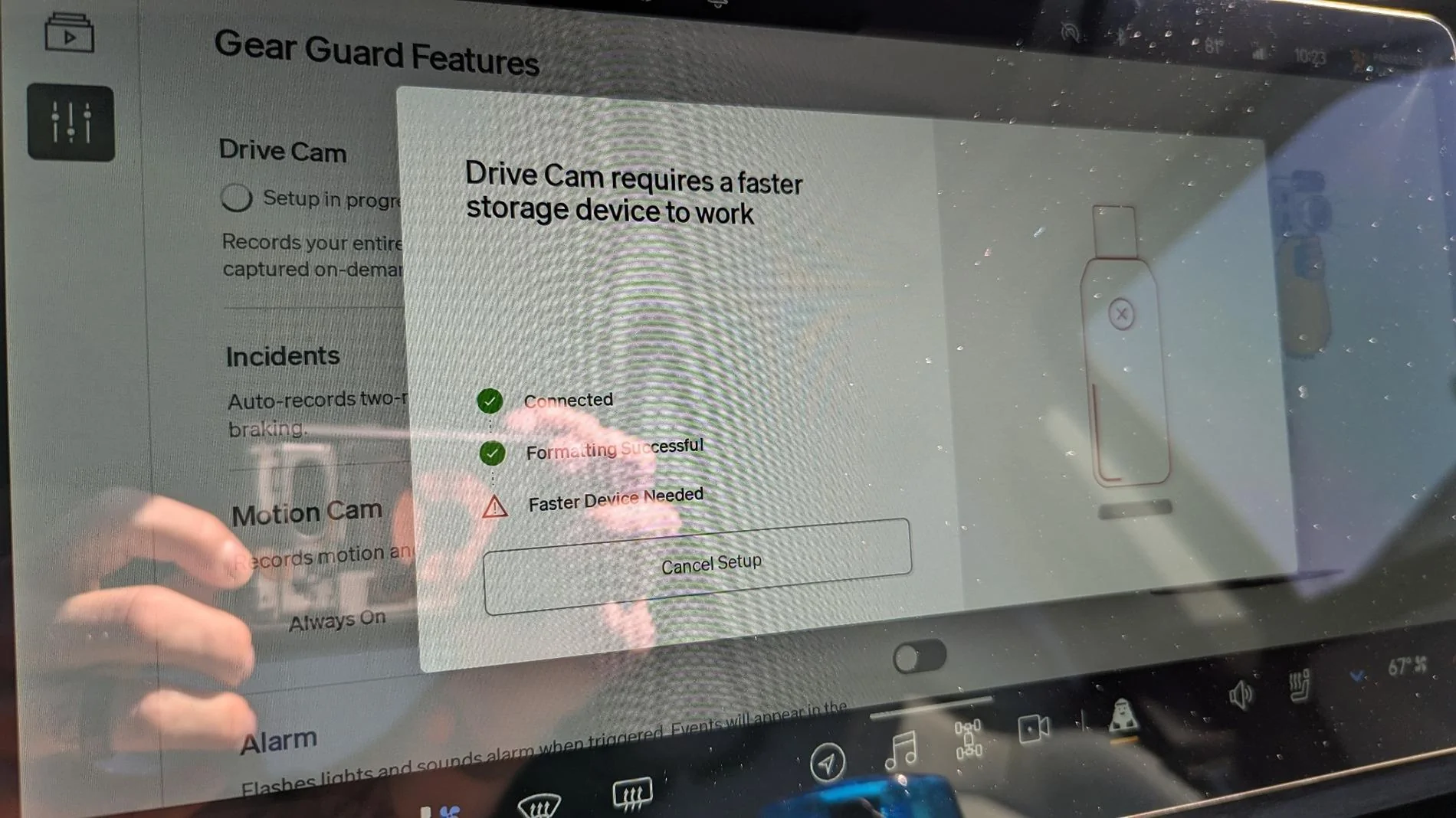Rivian R1T R1S Drivecam requiring Infotainment reset since updating 1720110416293-v1
