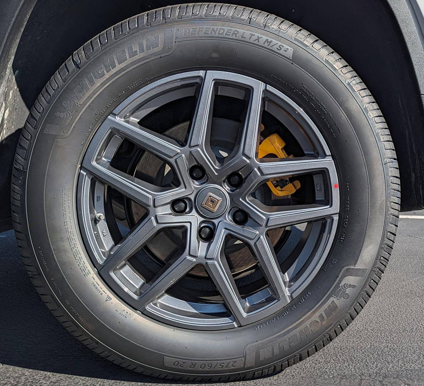 Rivian R1T R1S 20" Michelin Defender LTX M/S2 PXL_20240607_234919114