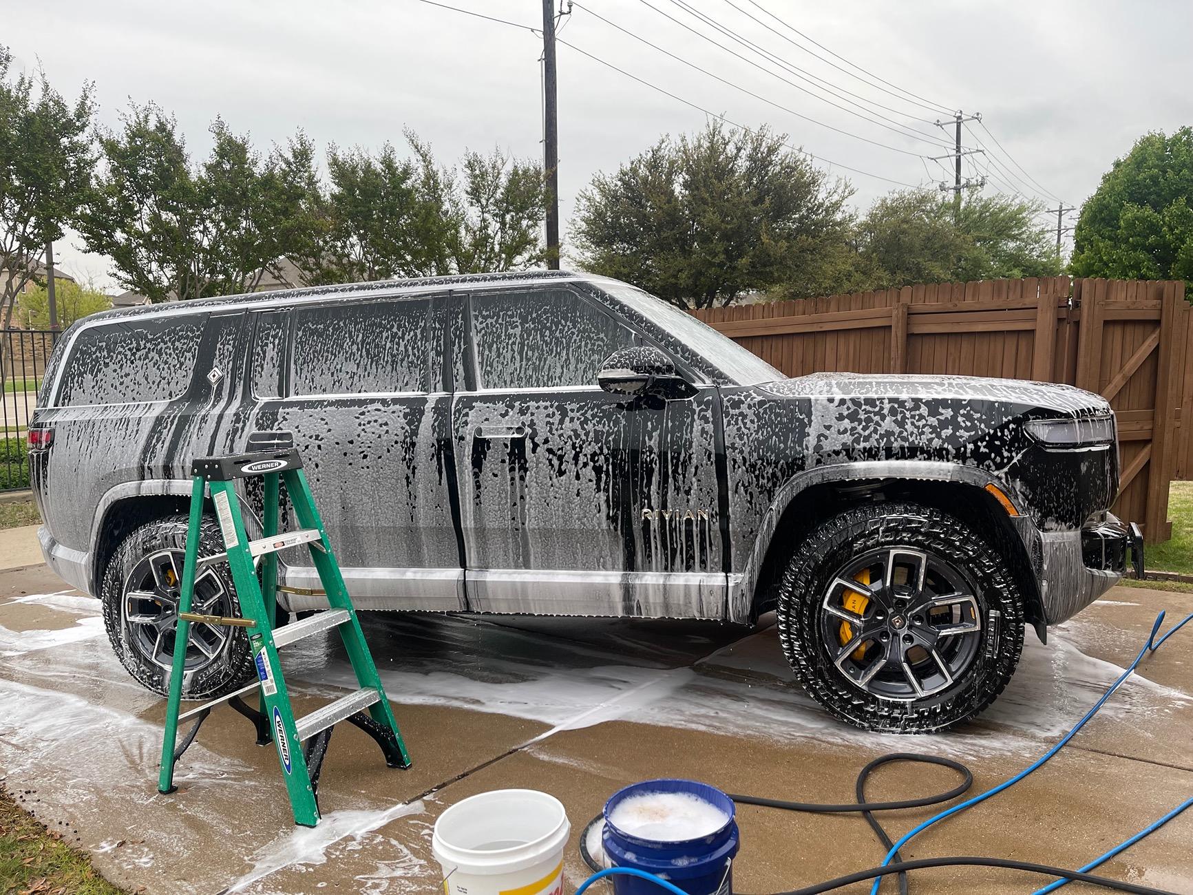 Rivian R1T R1S Car wash foam cannon recommendations IMG_1640