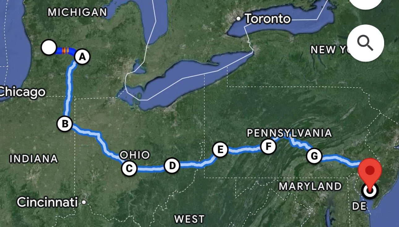 Rivian R1T R1S Route suggestions for towing through PA IMG_0038