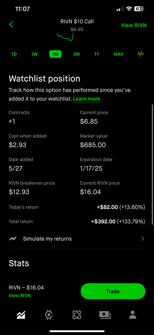 Rivian R1T R1S all EV stock jumped +10% IMG_4696