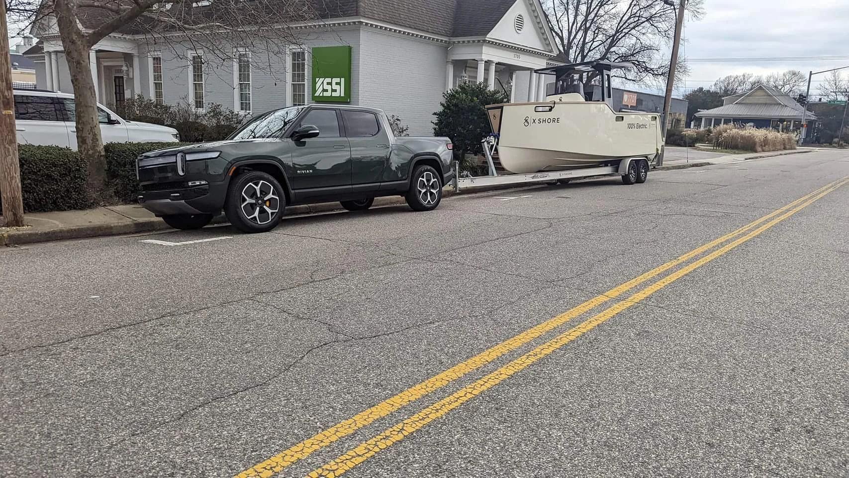Rivian R1T R1S Anybody else here into electric boats? rivianXshore