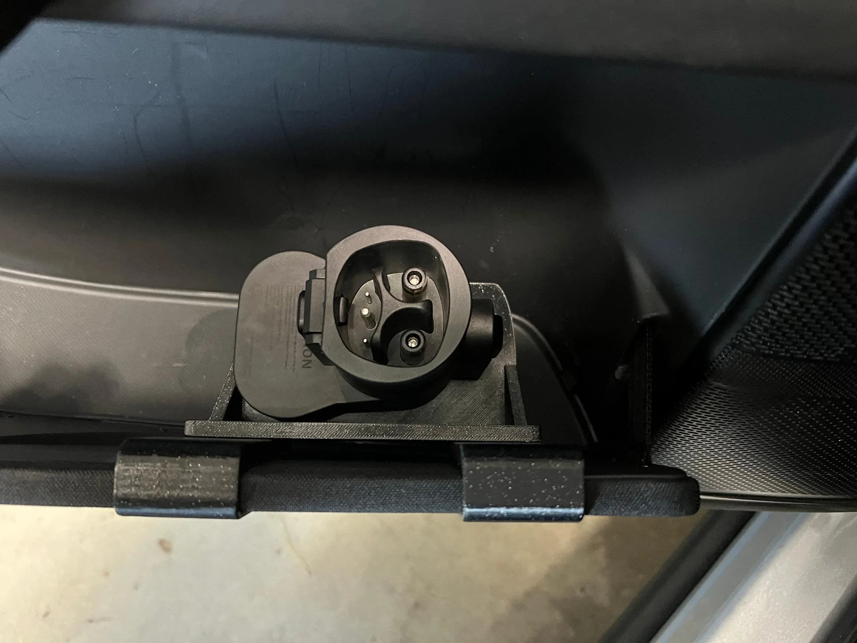 Rivian R1T R1S Work In Progress - NACS Adapter Holder IMG_2579