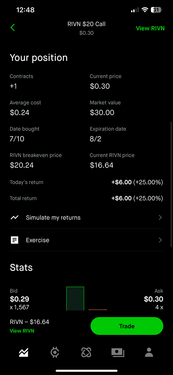Rivian R1T R1S all EV stock jumped +10% IMG_4783