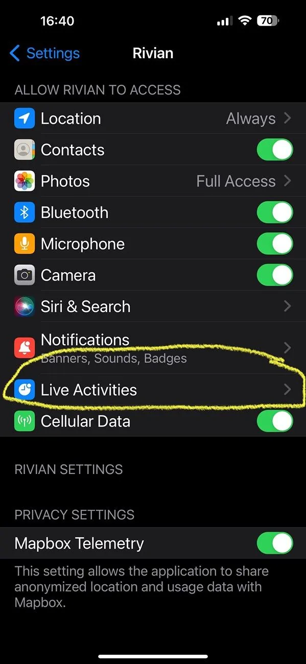 Rivian R1T R1S Rivian Vehicle Notifications: Keep some, while ignoring others? IMG_2746
