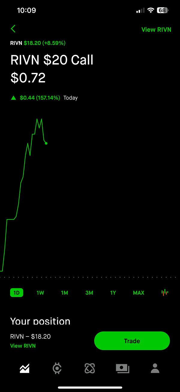 Rivian R1T R1S all EV stock jumped +10% IMG_4891