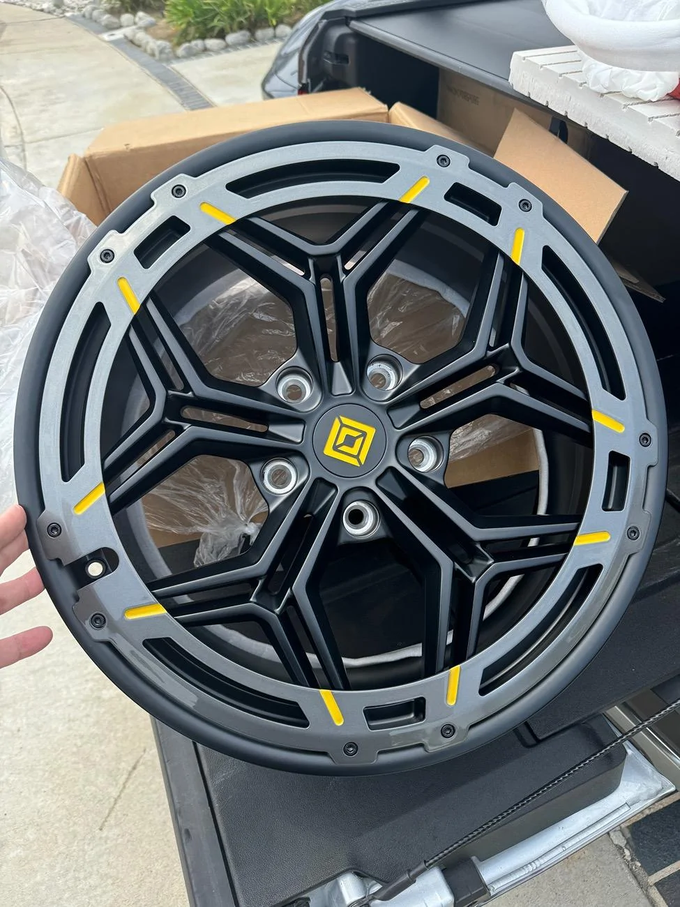 Rivian R1T R1S Atomic Wheels are here! IMG_1453