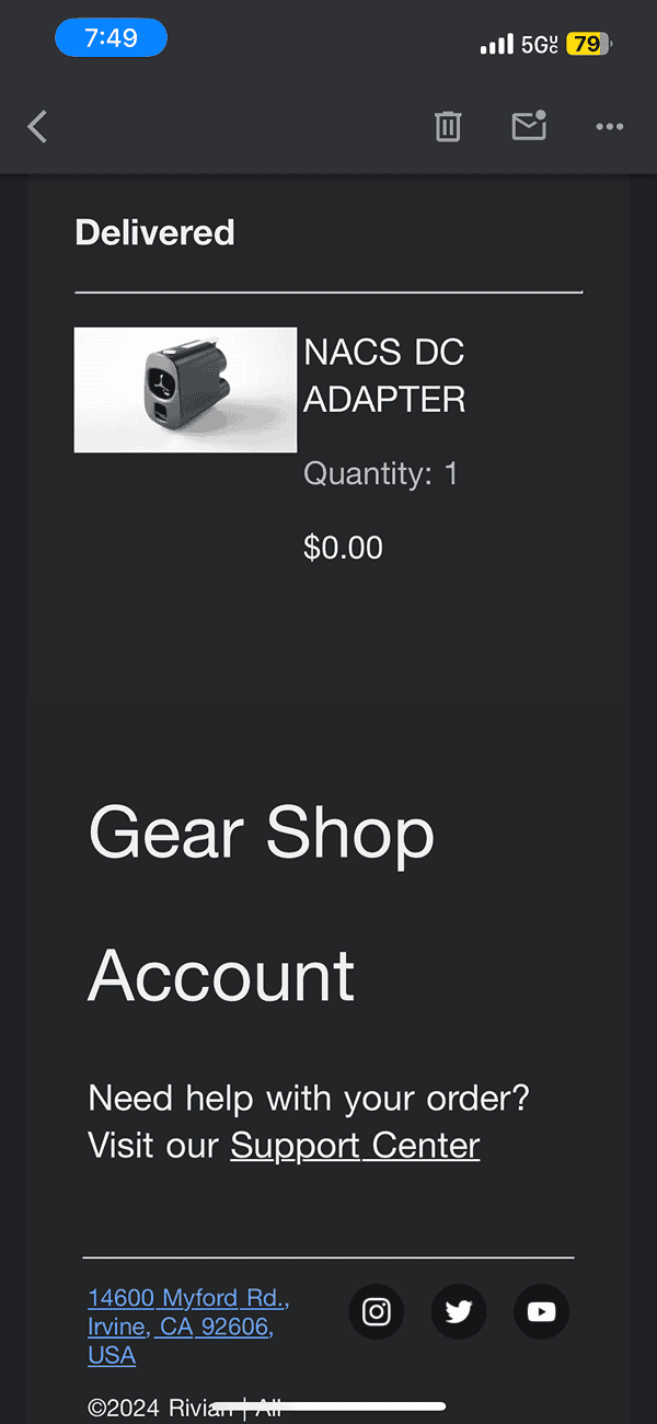 Rivian R1T R1S NACS Adapter - still waiting... IMG_6023