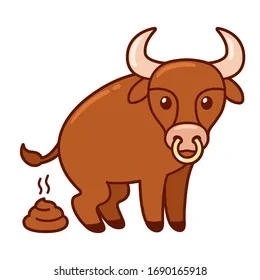 Rivian R1T R1S 2025 R1S Key Fob nny-cartoon-bull-pooping-bullshit-260nw-1690165918