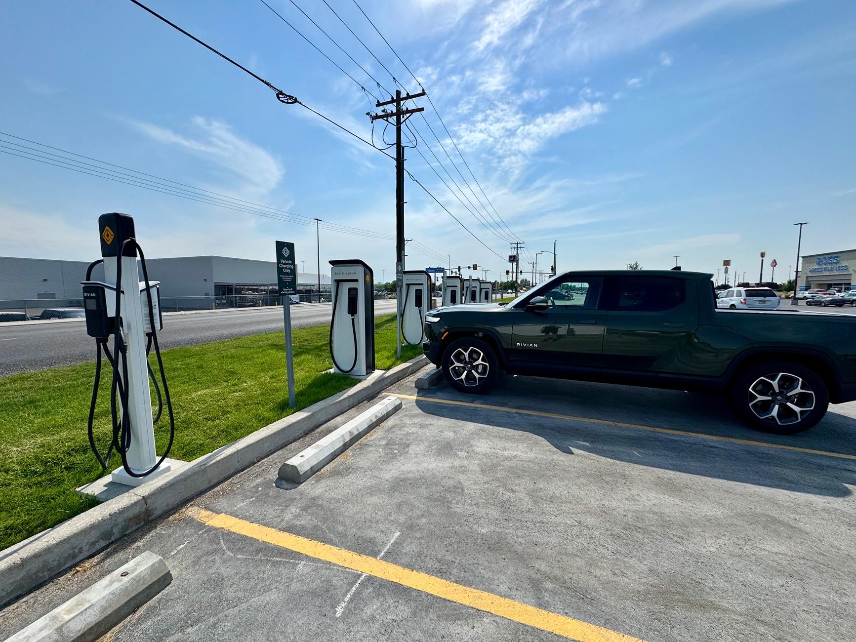 Rivian R1T R1S RAN Rivian Charging Stations Locations Map via Google Maps IMG_3126
