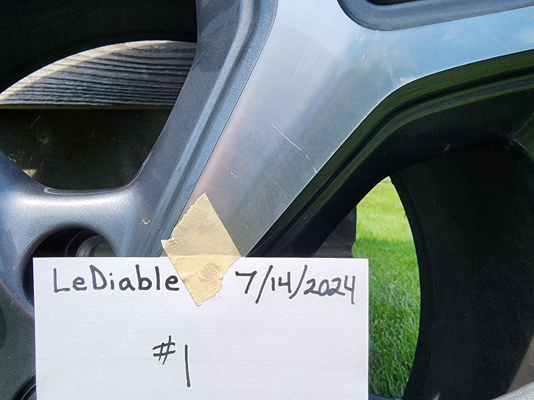 Rivian R1T R1S 21" Factory Wheels & Tires - $175 each 01 - Scratch