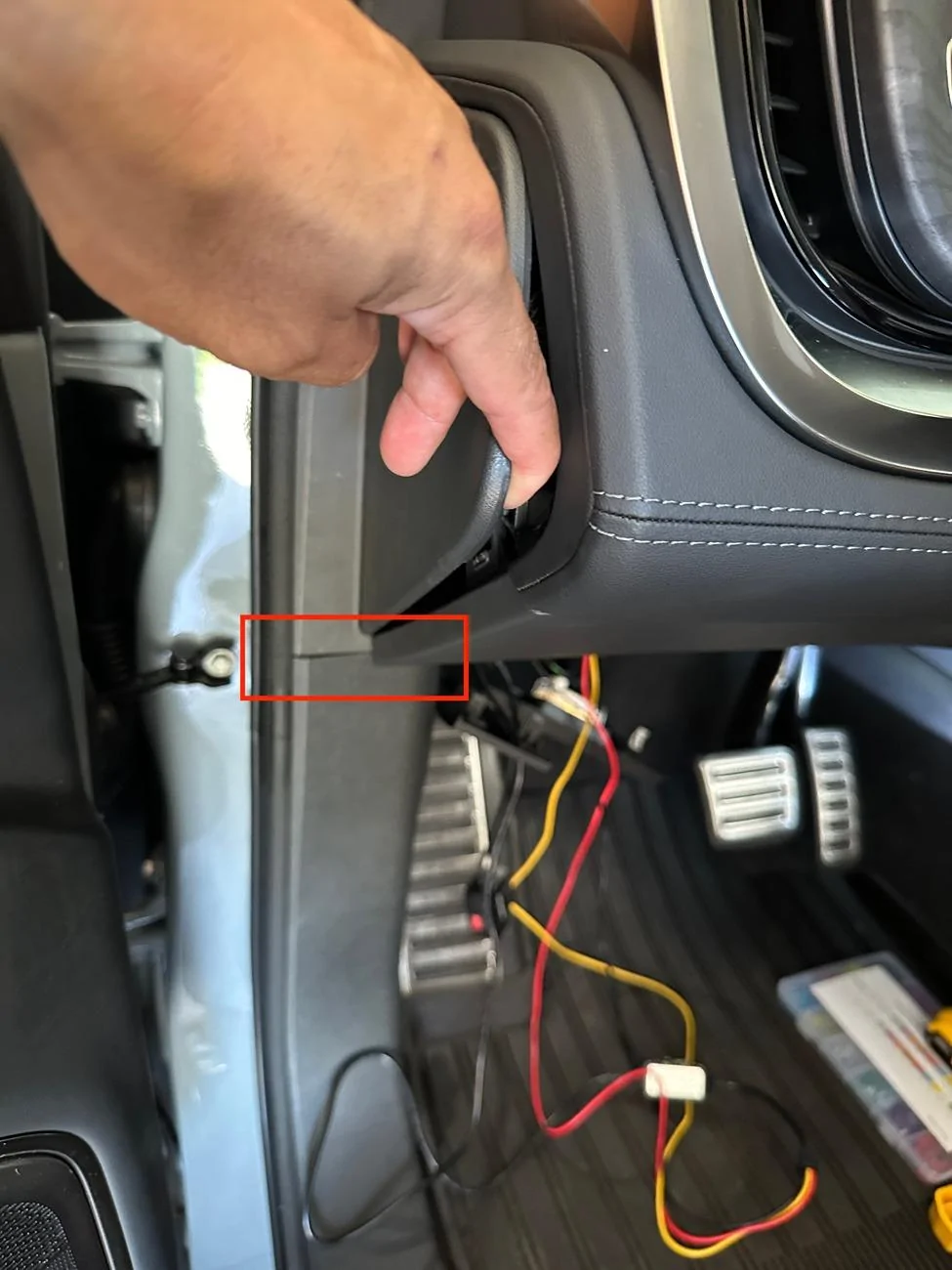 Rivian R1T R1S Front + rear dashcam installed via  mirror tap (DIY tutorial) IMG_3724