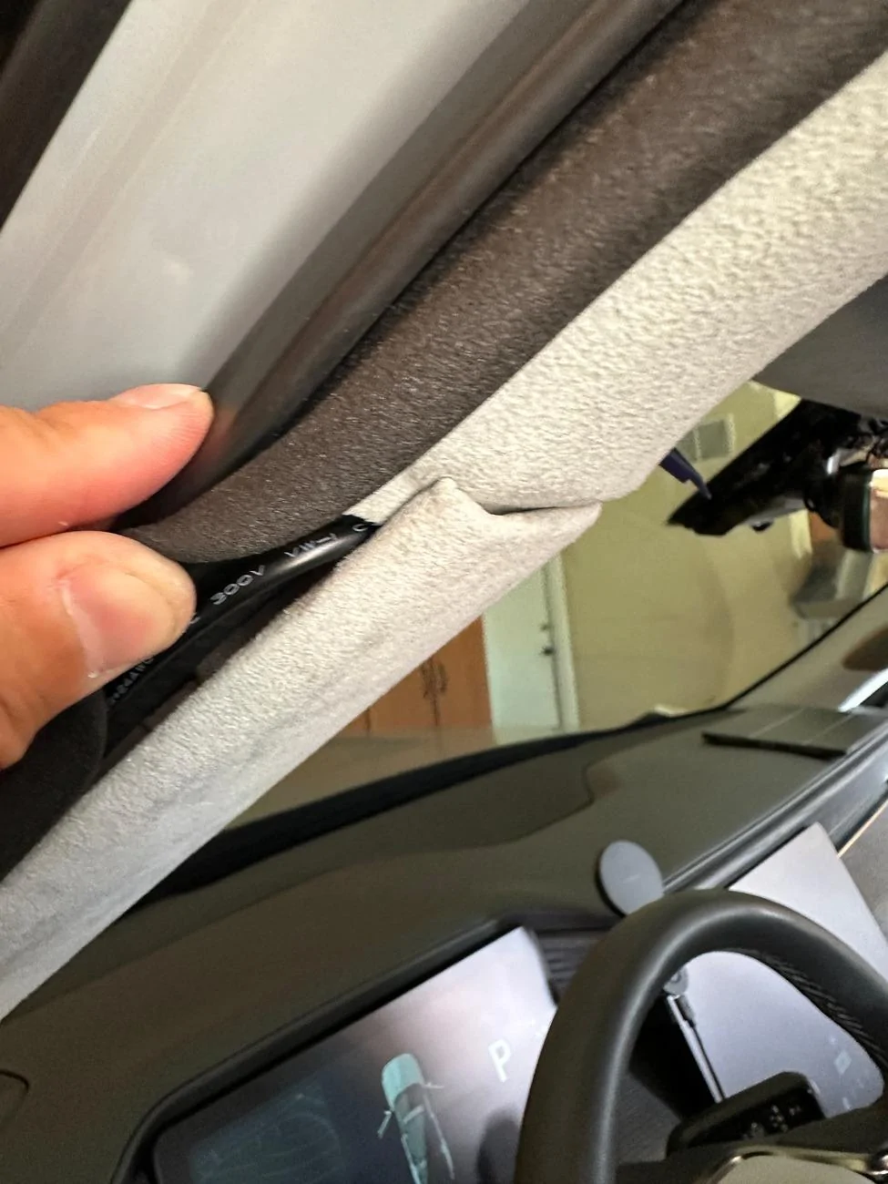 Rivian R1T R1S Front + rear dashcam installed via  mirror tap (DIY tutorial) IMG_3723