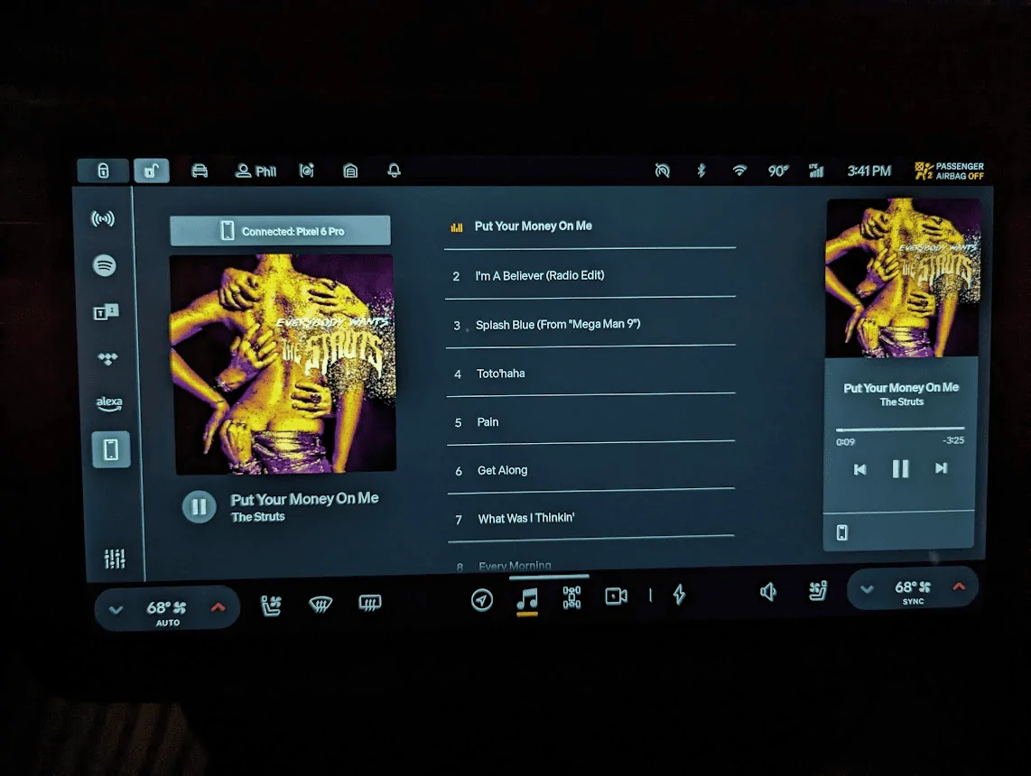 Rivian R1T R1S Feature Request: Improved Bluetooth Player 1721072768531-hk