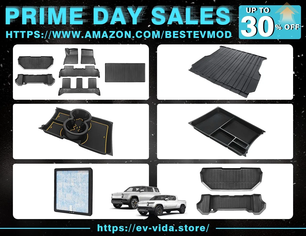 Rivian R1T R1S Lucky Draw for Free Order! Don't Miss Out BestEvMod Prime Day Deals 064422c2f80622d9fe8f14f445e09a1