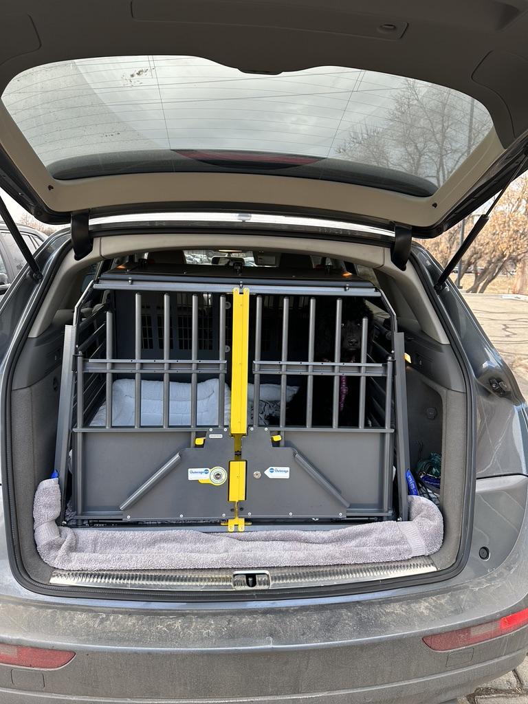 Rivian R1T R1S R1S Dog Owners Variocagte DXL in Audi Q5