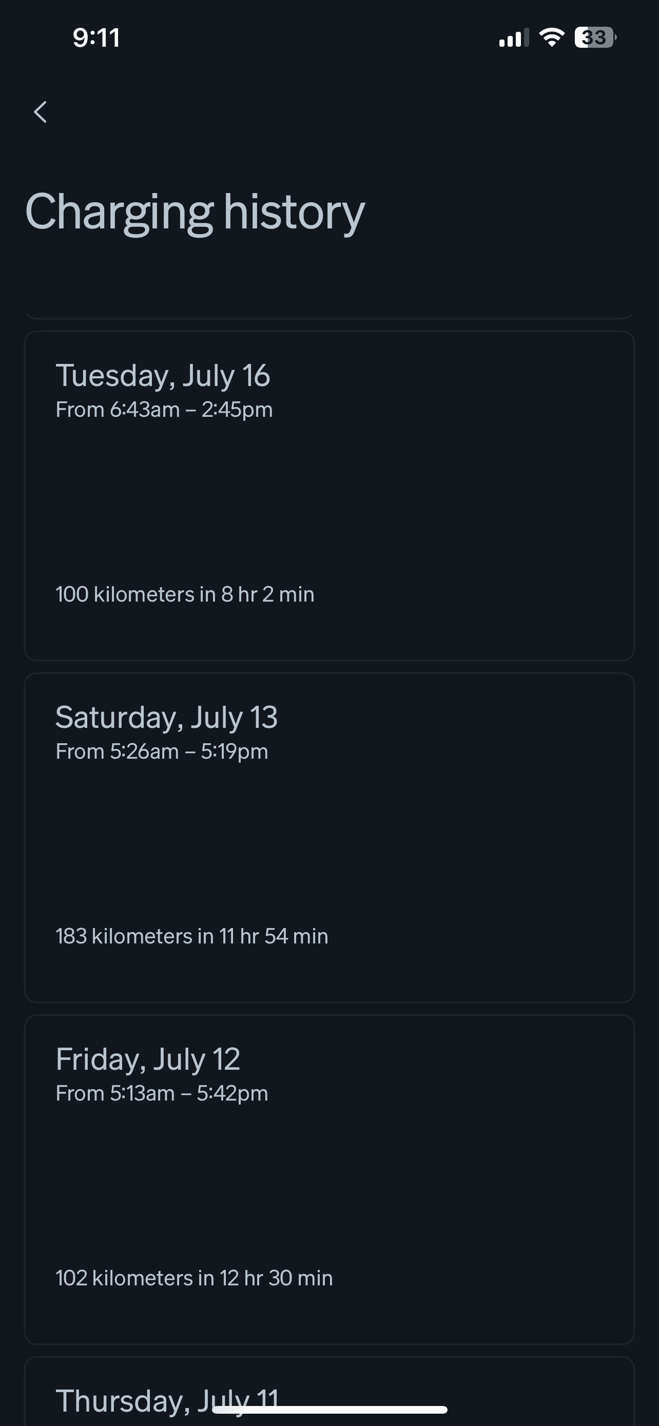Rivian R1T R1S App refresh showing wrong units IMG_7903