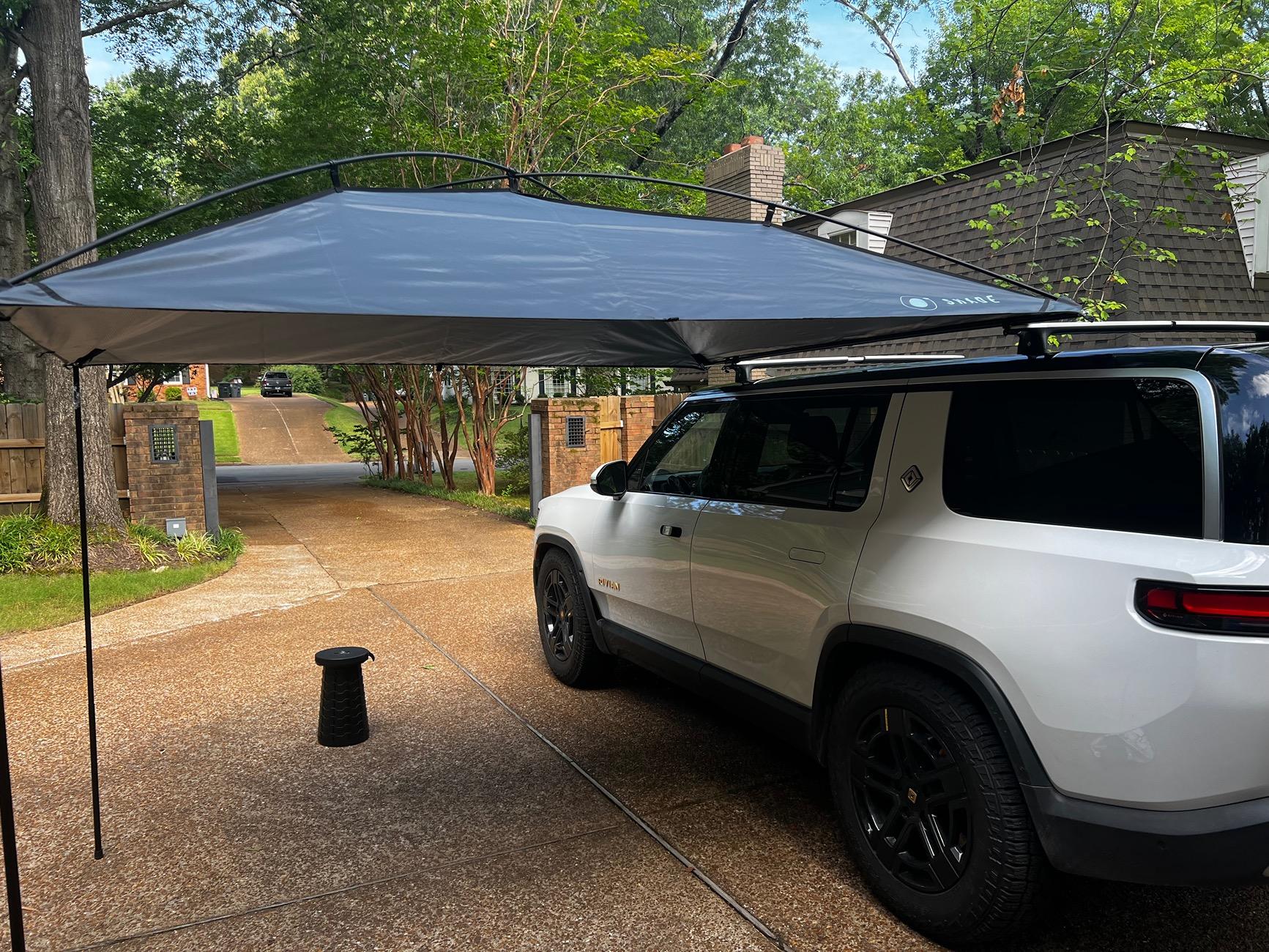 Rivian R1T R1S Moonshade awning installed IMG_0619