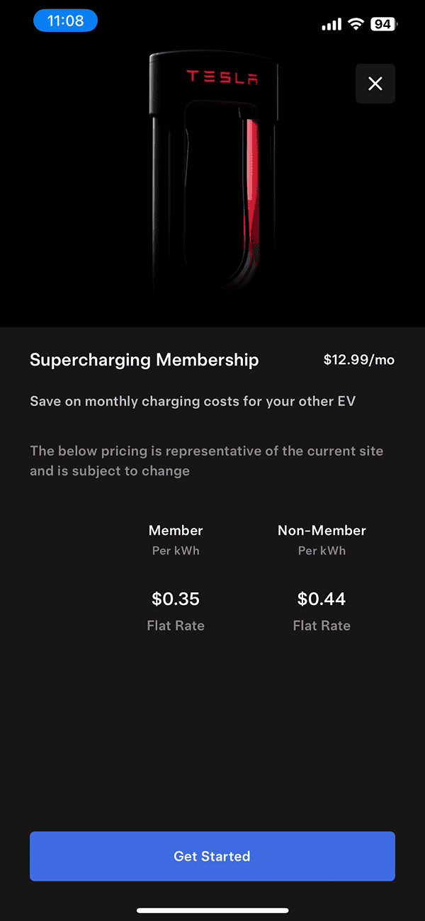Rivian R1T R1S Tesla charging membership IMG_2919