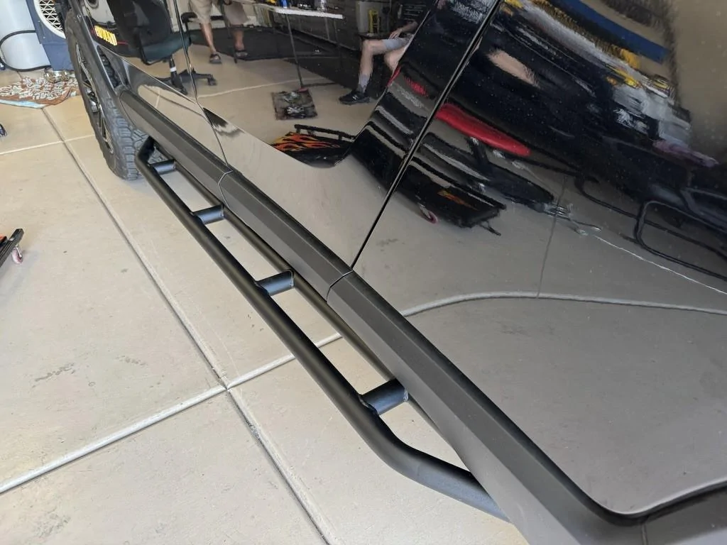 Rivian R1T R1S GOAT Fab rock rails installed 1721578972597-f