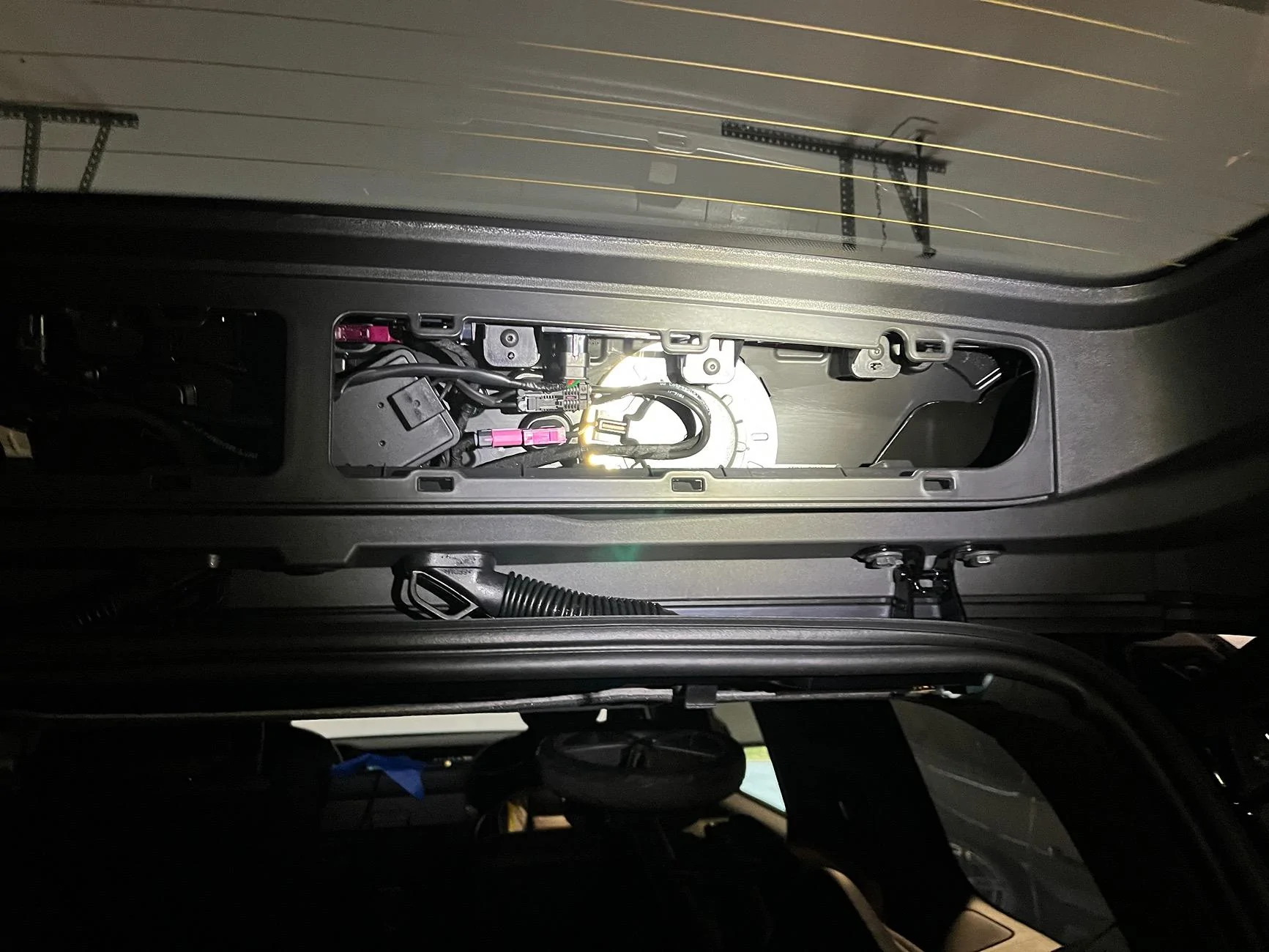 Rivian R1T R1S Front + rear dashcam installed via  mirror tap (DIY tutorial) IMG_0303