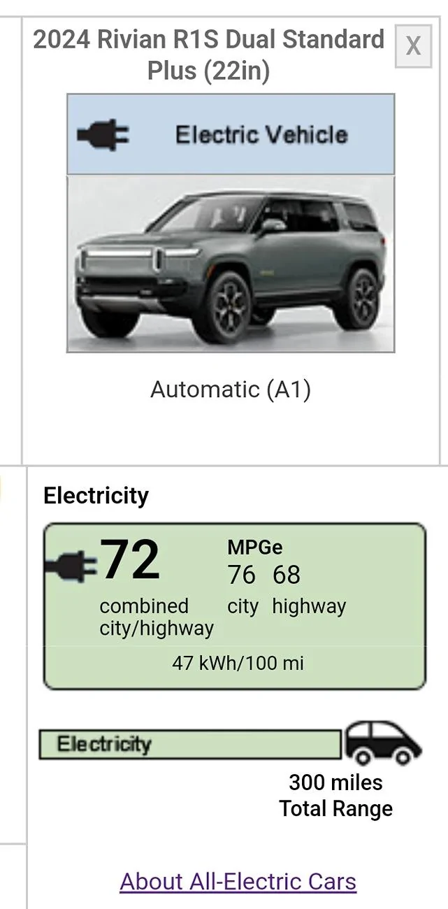 Rivian R1T R1S Gen 2 Standard  > Large battery pack. Screenshot_2024-07-23-18-39-36-04_40deb401b9ffe8e1df2f1cc5ba480b12