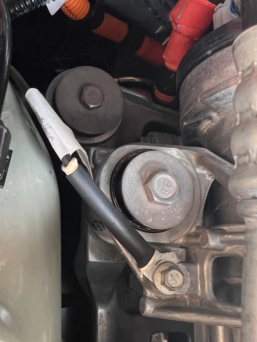 Rivian R1T R1S Service solved my noisy/rattly AC compressor issue IMG_2767