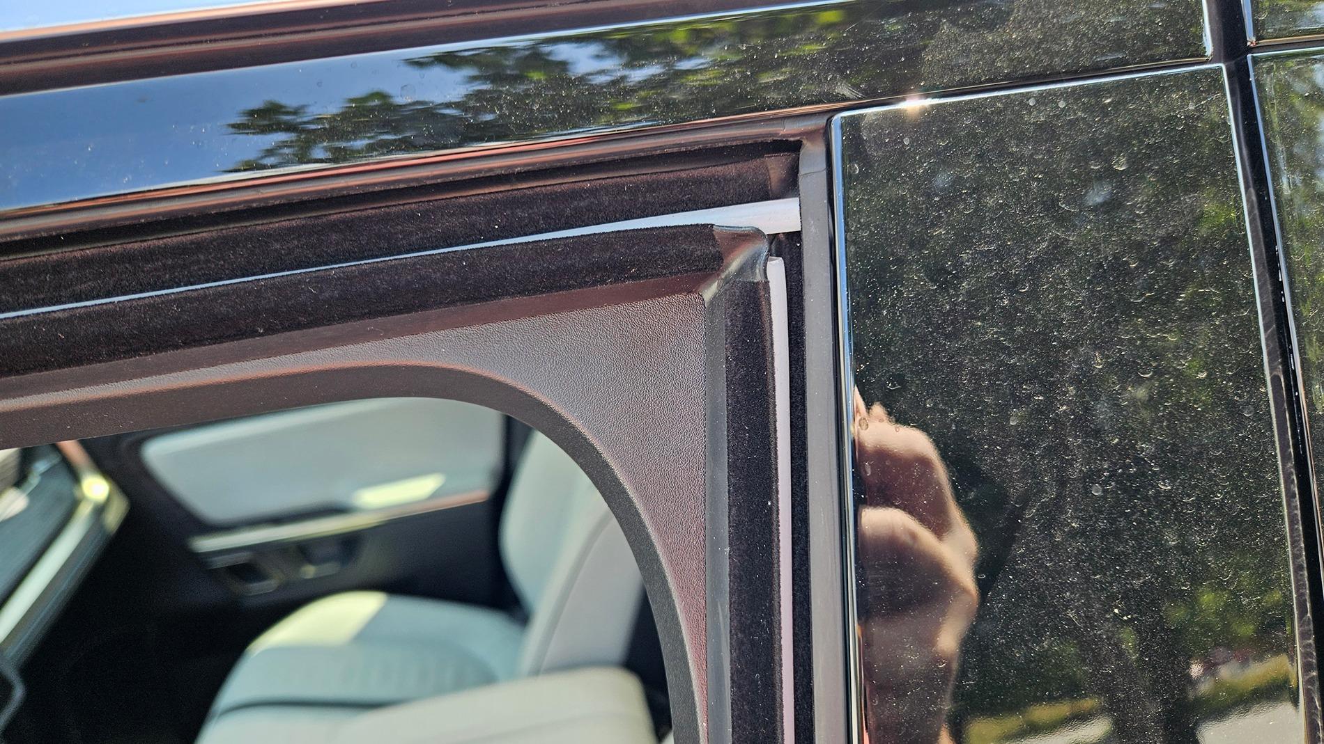 Rivian R1T R1S Finally found a fix to my driver's side wind noise: Rubber Cord Seal Weatherstripping 1000018980