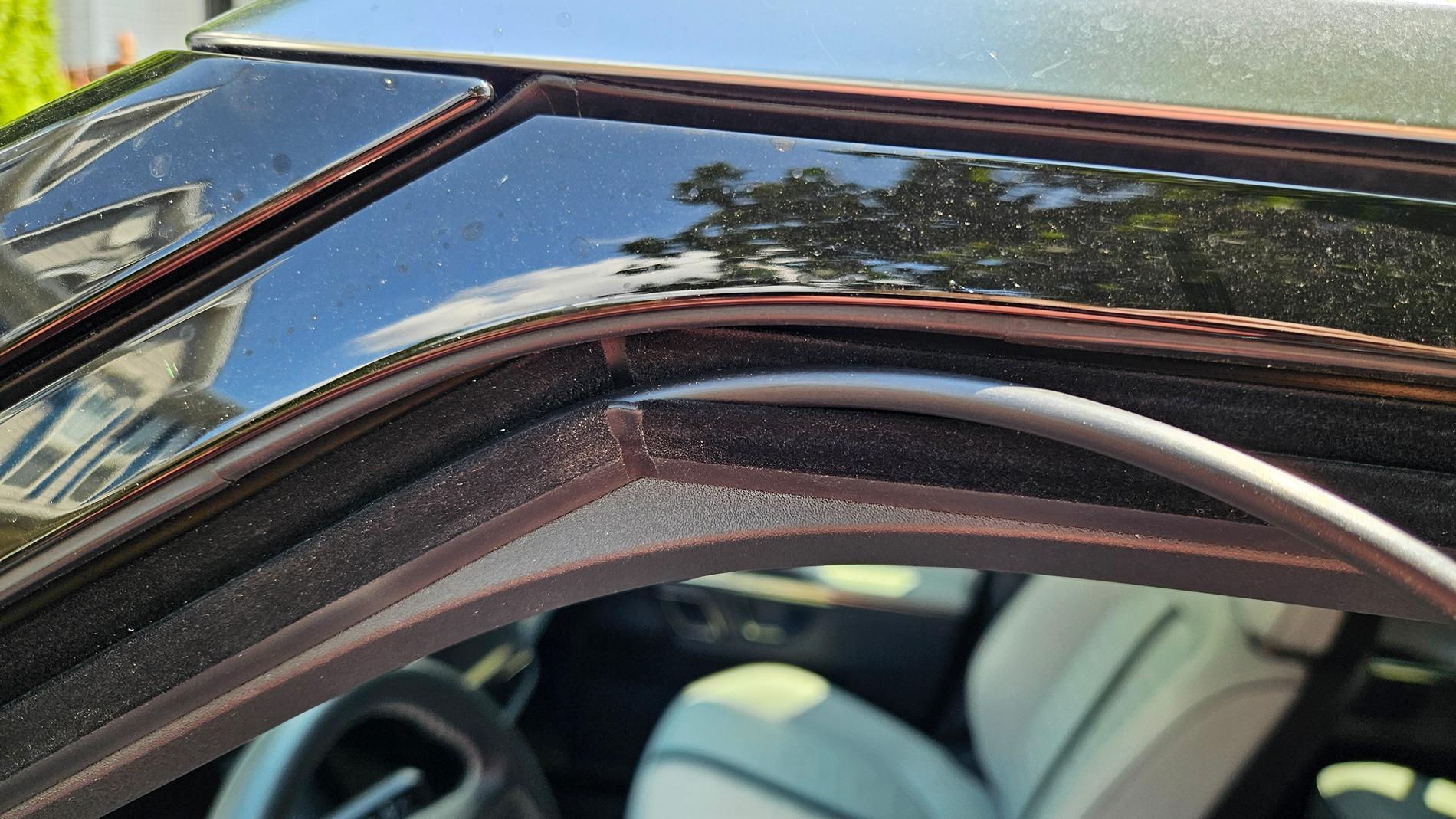Rivian R1T R1S Finally found a fix to my driver's side wind noise: Rubber Cord Seal Weatherstripping 1000018983