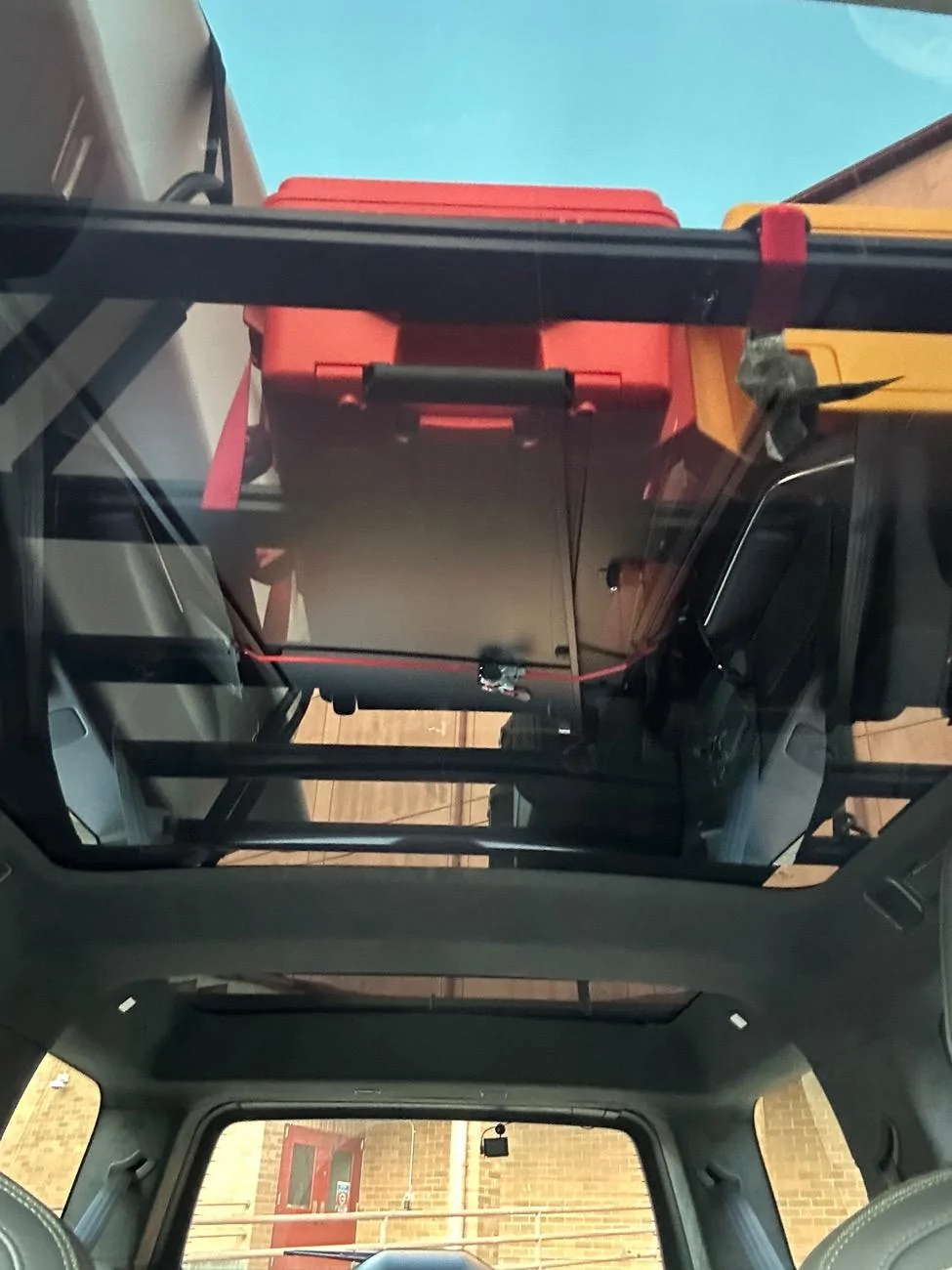 Rivian R1T R1S Prinsu Pro Roof Rack on R1S - install photos & review IMG_4897