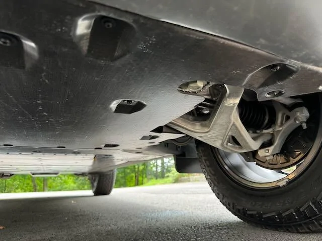 Rivian R1T R1S Reinforced Underbody Shield removed & myth dispelled (not integral to pack structure) IMG_4777