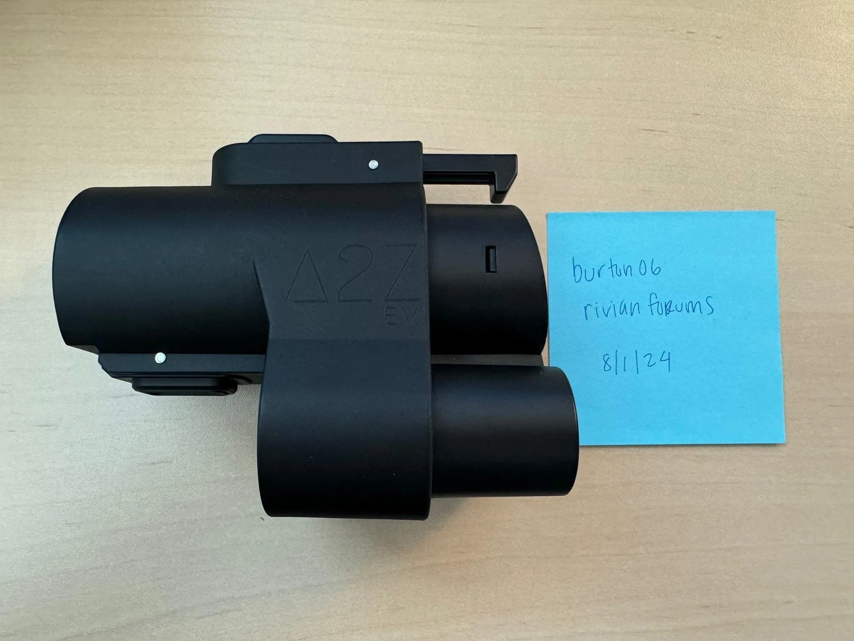 Rivian R1T R1S a2z NACS to CCS1 adapter IMG_3696