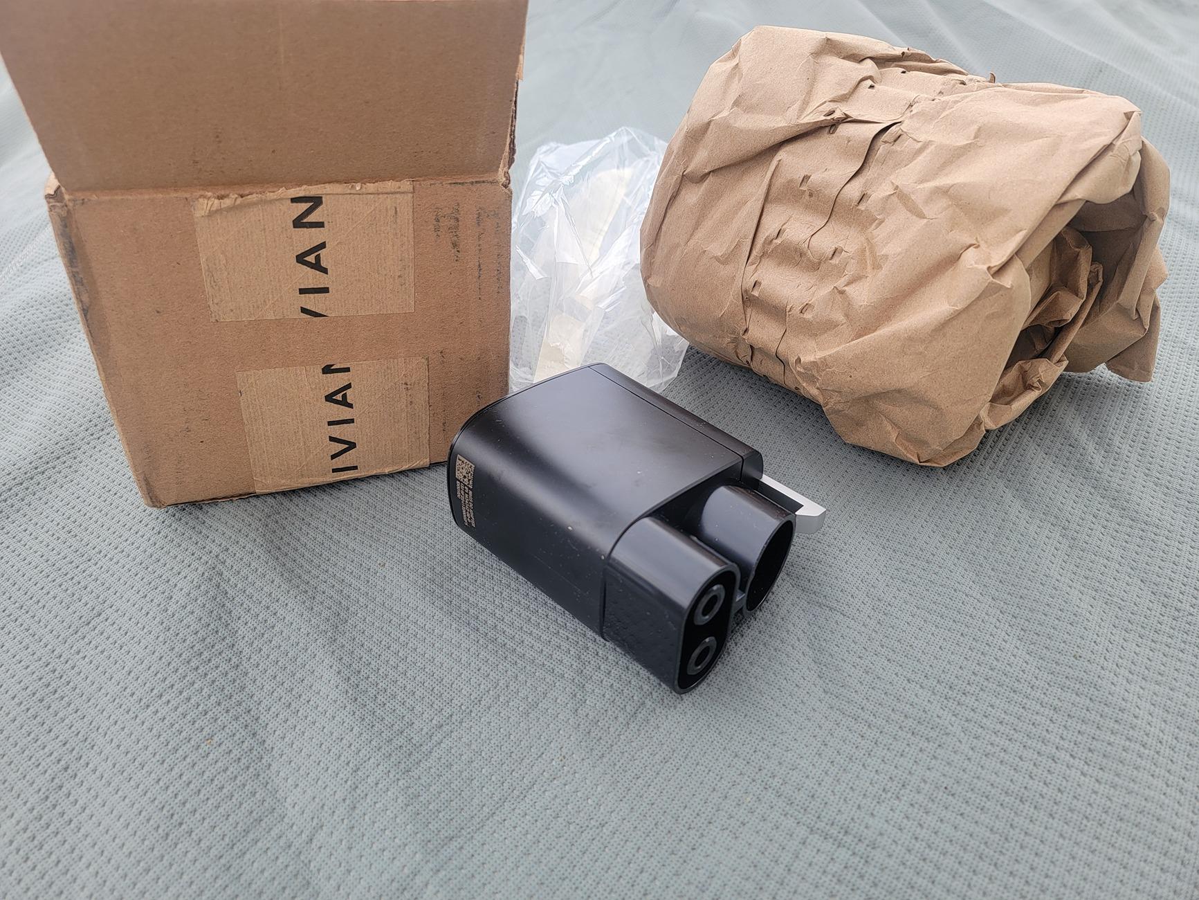 Rivian R1T R1S NACS Adapter arrived 20240801_155511