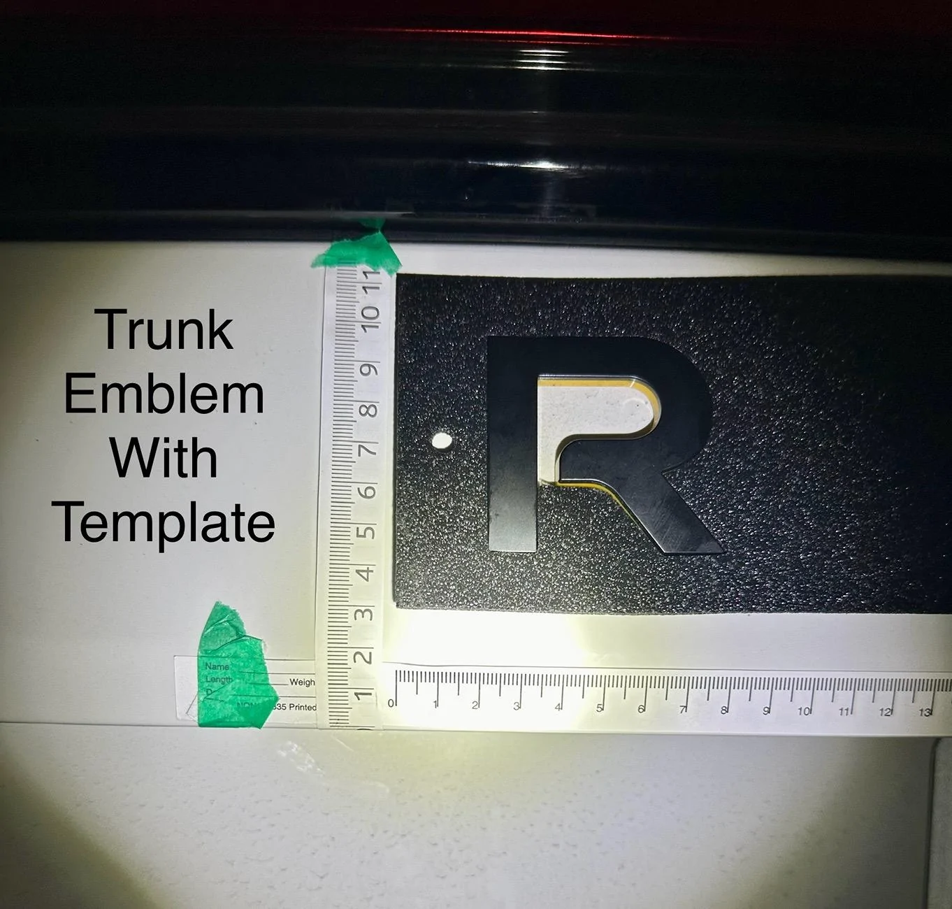 Rivian R1T R1S Abstract Ocean Rivian Emblem - Spacing? IMG_6960