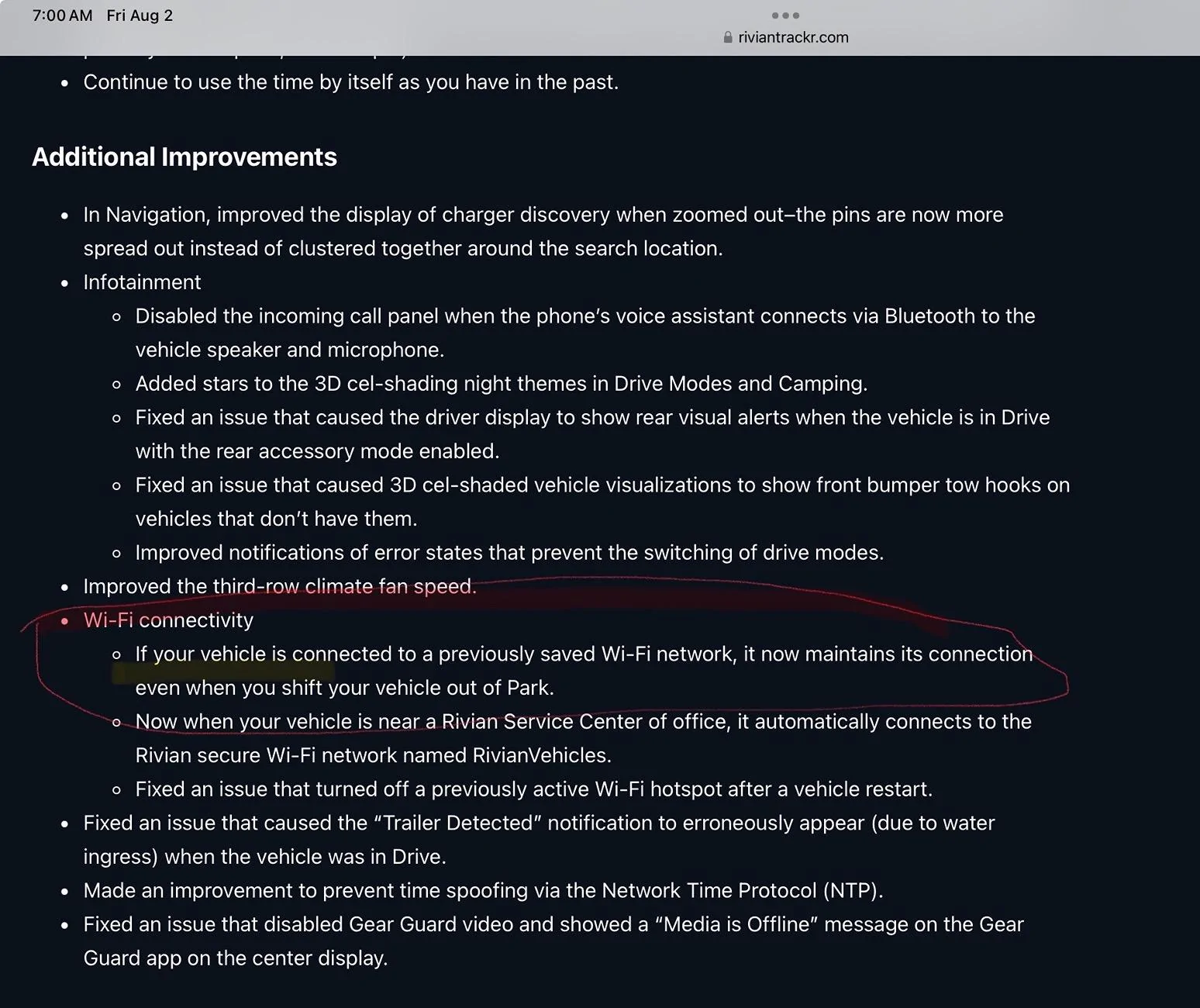 Rivian R1T R1S 2024.27 Software Update Gets Apple Music, Audible, Power Outlet Improvements IMG_3753