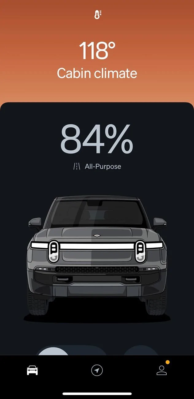 Rivian R1T R1S Turning on HVAC to protect screens, inconsistently. IMG_2737