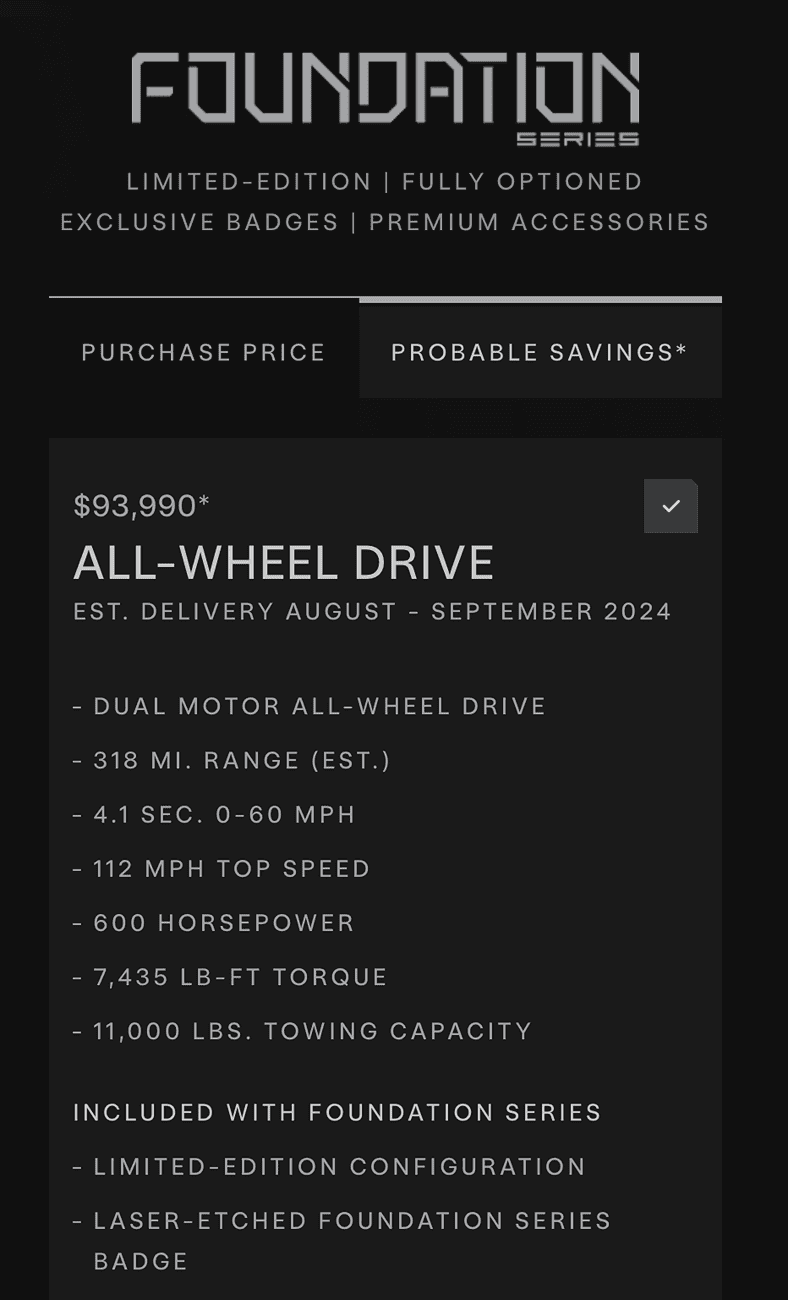 Rivian R1T R1S Cybertruck Waiting List = 16 Days Screenshot 2024-08-02 at 15.59.55