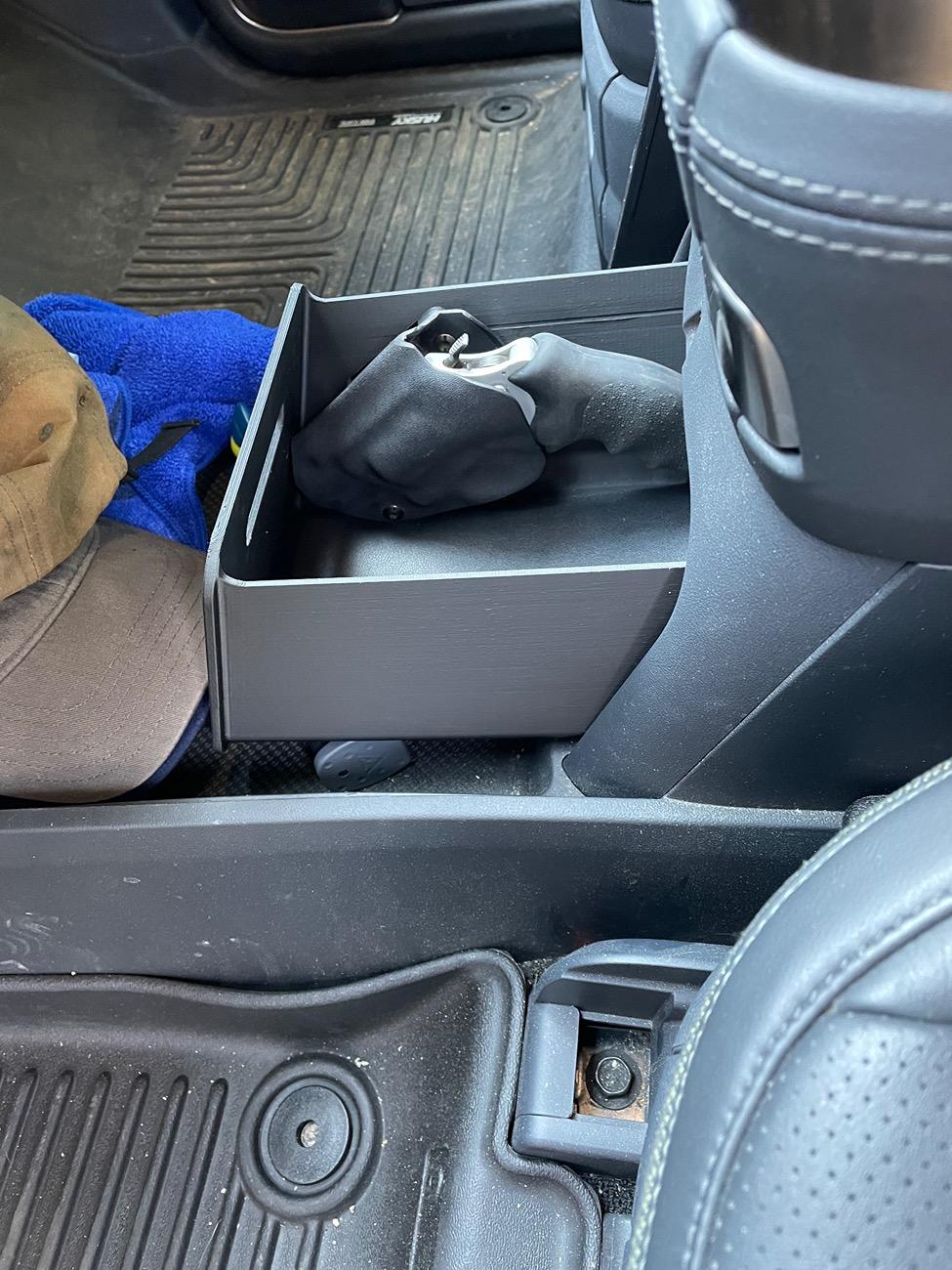 Rivian R1T R1S Holster/Holder for gun? IMG_7229