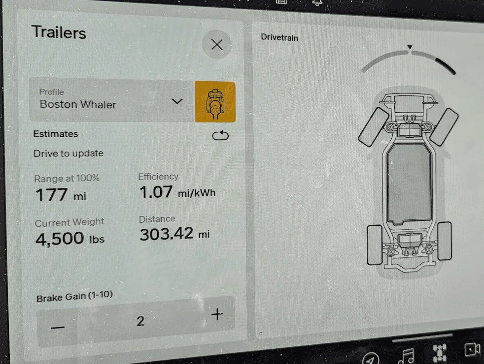 Rivian R1T R1S 2800 mile road trip / towing 5k lbs boat / R1S vs Porsche Screenshot 2024-08-05 4.31.39 PM