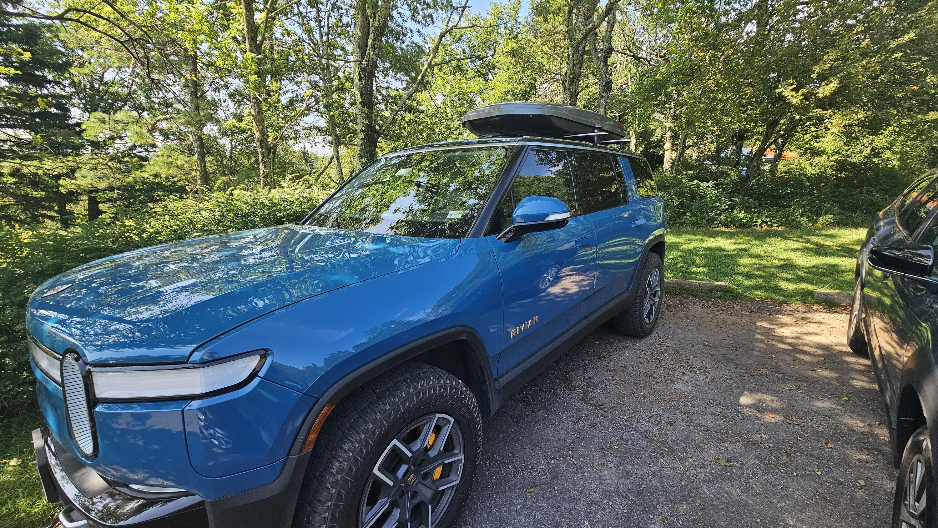 Rivian R1T R1S Took the R1S to Big Meadows in Shenandoah National Park (VA) for weekend glamp out. 1000019136