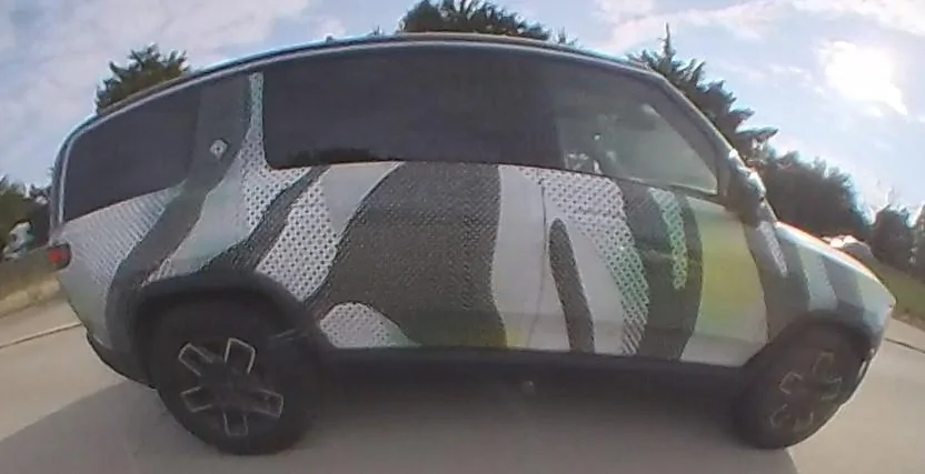 Rivian R1T R1S Mfgr Camouflage R1S Spotted - why the camo? Screenshot 2024-08-08 090527