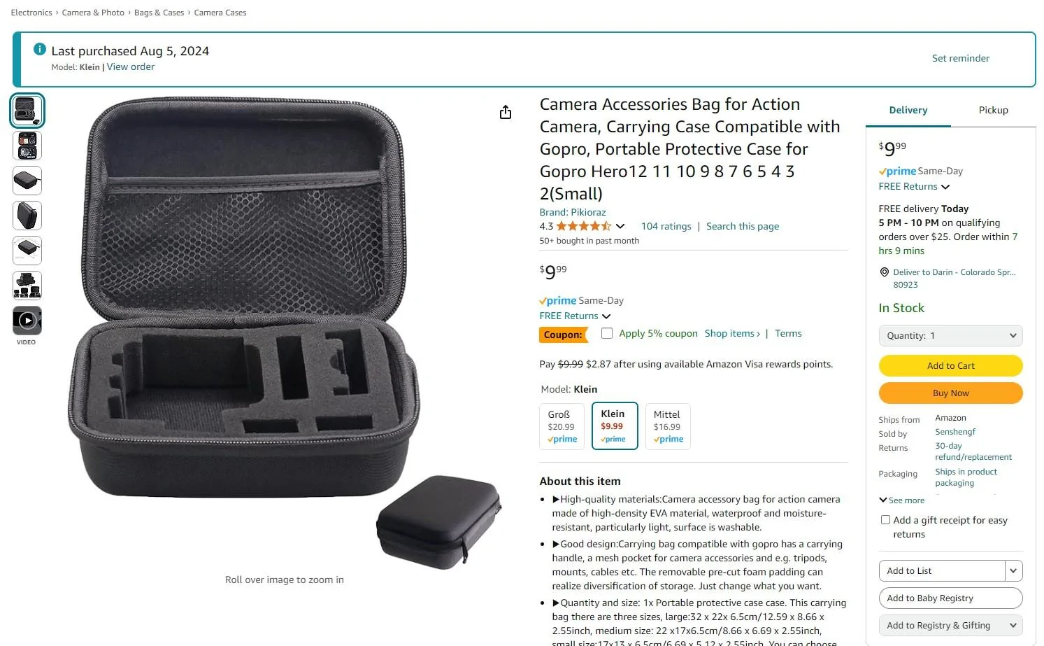 Rivian R1T R1S Best Bag for Rivian-Tesla Adapter? Screenshot 2024-08-09 055016