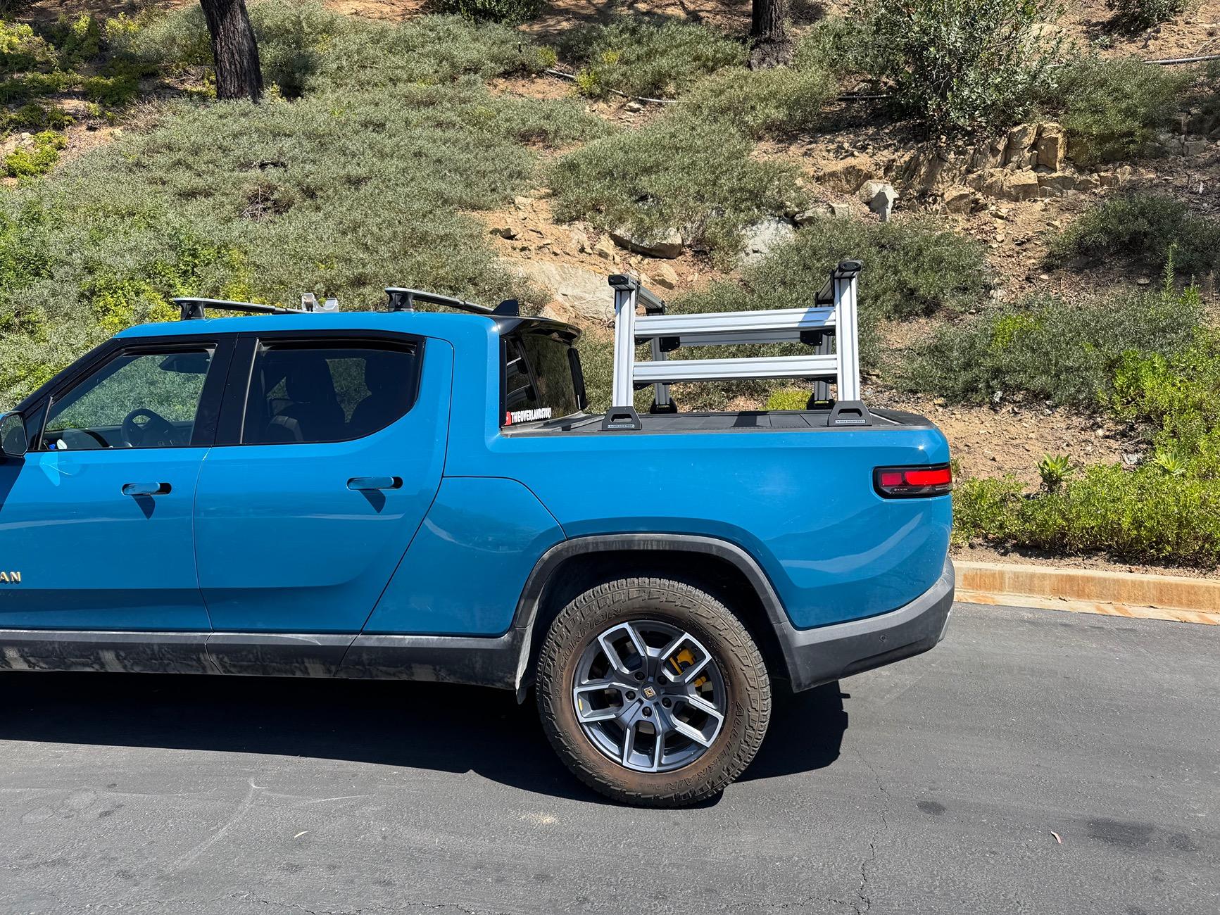 Rivian R1T R1S R1T Bed Rack - Range Industries - $1500 IMG_5205