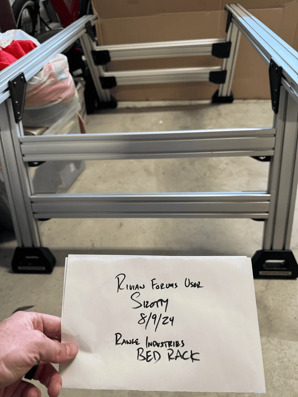 Rivian R1T R1S R1T Bed Rack - Range Industries - $1500 tempImageAtTr1n